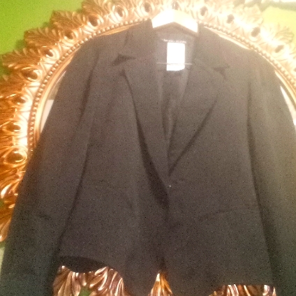 Nwt ** Original Michel Klein Luxury Brand**Paris** Black Blazer Jacket Cardigan